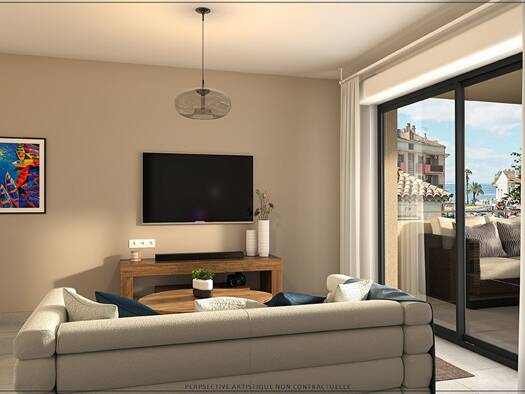 Appartement à vendre - neuf 526 000 € 3 pièces 2 chambres 70 m² Étage 2/3 Fréjus Plage Fréjus 83600