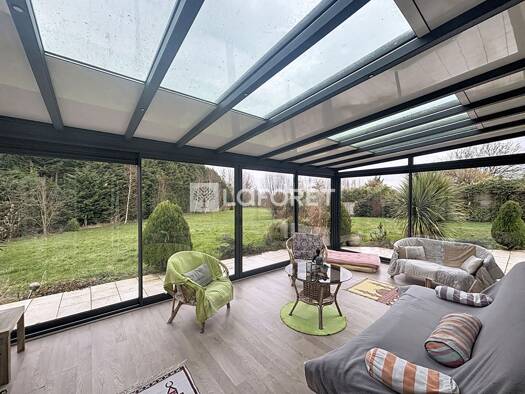 Maison de plain-pied à vendre 328 900 € 5 pièces 3 chambres 102 m² 3 683 m² de terrain La Gare-Rouvroy-La Portelette Abbeville 80100