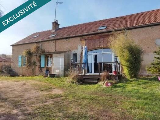 Maison à vendre 158 000 € 3 pièces 2 chambres 88 m² 7 356 m² de terrain Les Guerreaux 71160