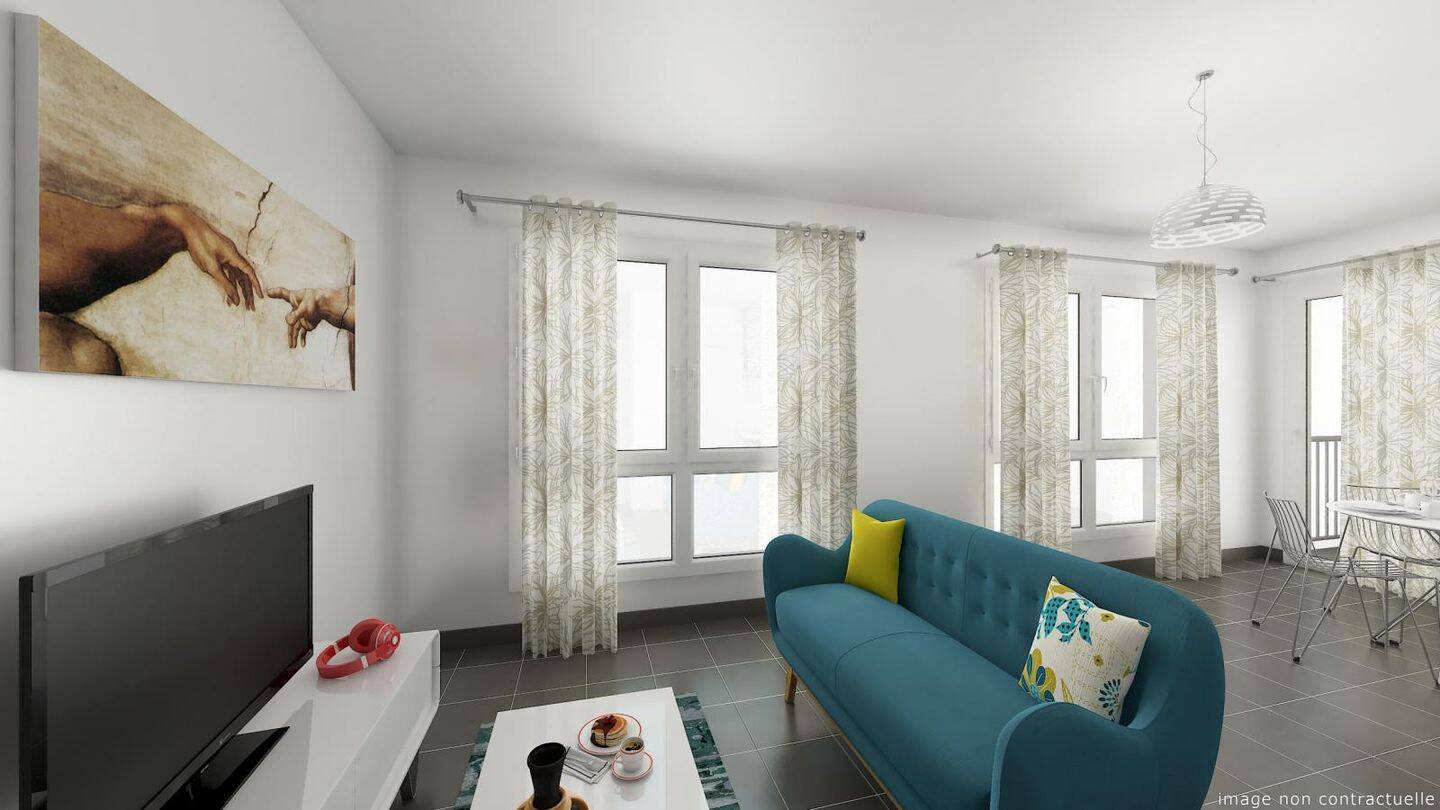 Appartement 2 pièces 38 m² · à Marseille 1er Arrondissement · 38 m² · 823 €/mois