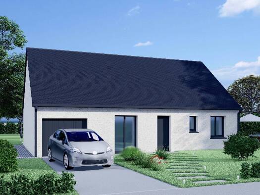 Terrain avec maison neuve à vendre 209 900 € 4 pièces 3 chambres 84 m² 465 m² de terrain Sainte-Maure-de-Touraine 37800