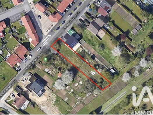 Terrain constructible viabilisé à vendre 279 000 € 669 m² de terrain Lezennes 59260