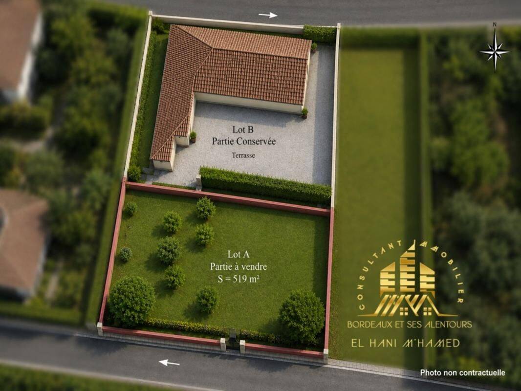 Terrain de 519 m² à Lormont - photo 2