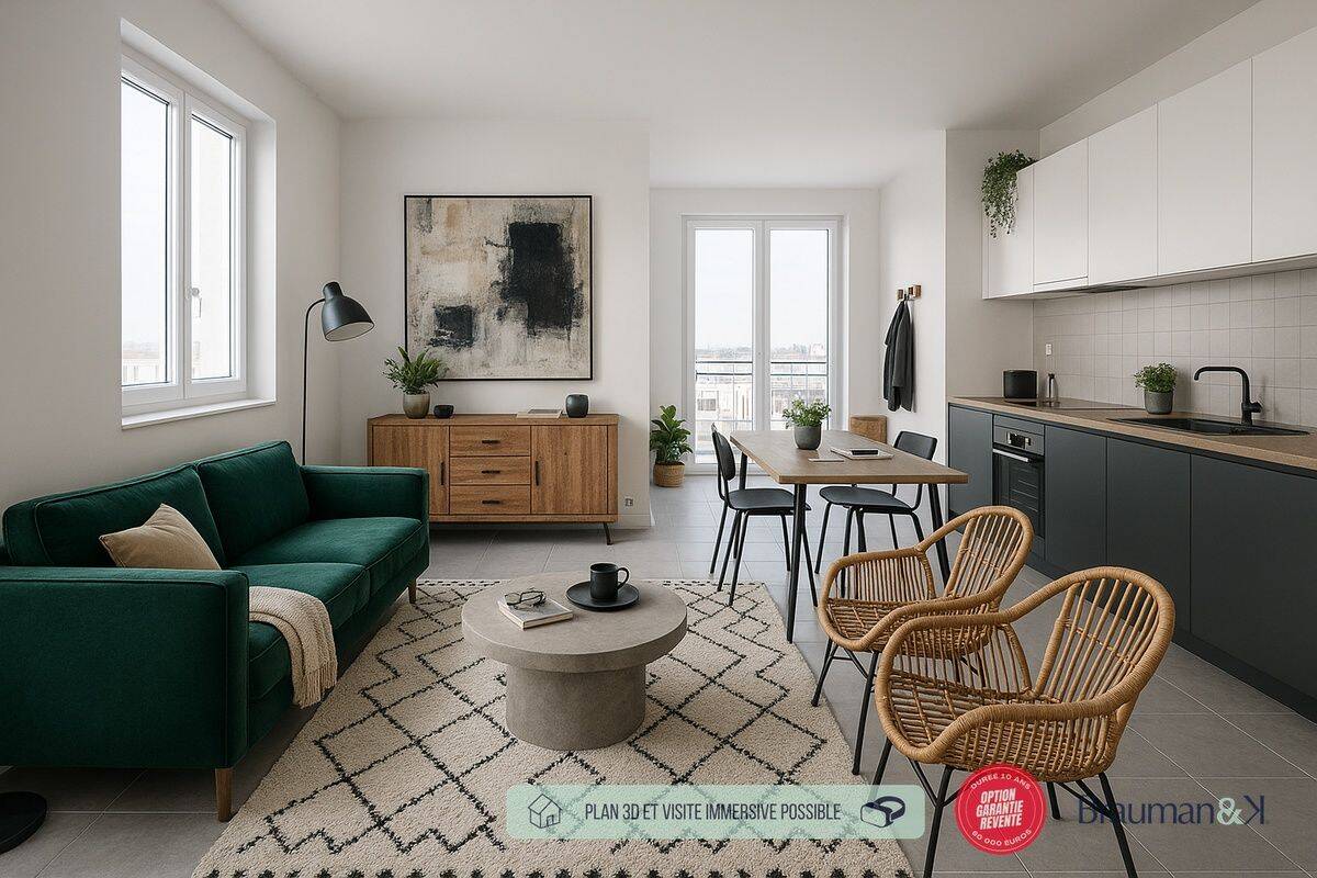 Appartement 3 pièces 68 m² · à Toulouse · 68 m² · 215 900 €