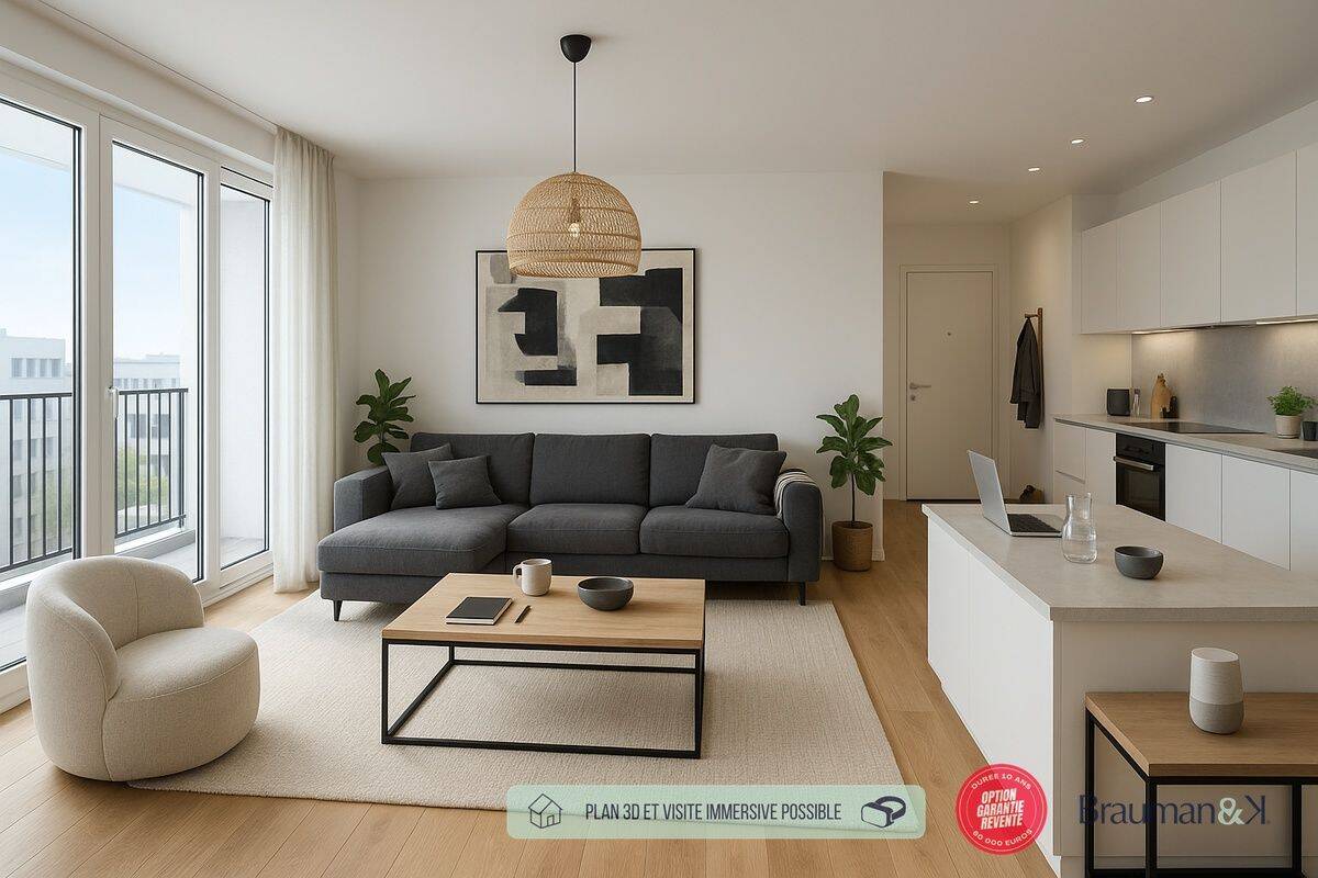 Appartement 4 pièces 80 m² · à Aubervilliers · 80 m² · 363 658 €