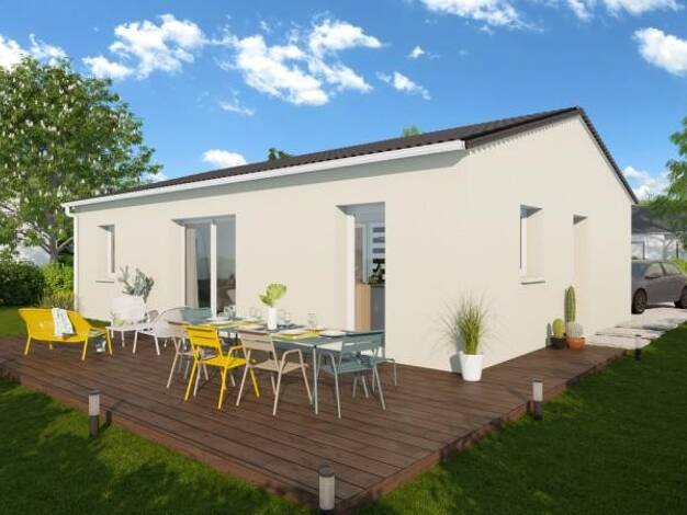 Terrain avec maison neuve à vendre 219 250 € 3 pièces 2 chambres 75 m² 300 m² de terrain Pérignat-sur-Allier 63800