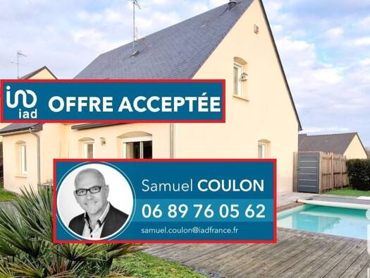 Pavillon à vendre 280 000 € 6 pièces 4 chambres 112 m² 500 m² de terrain Louverné 53950