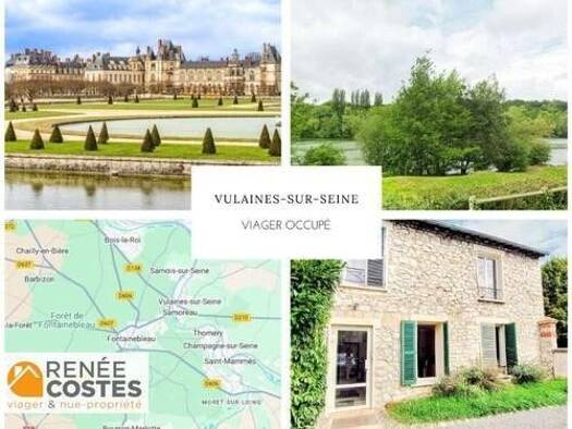 Appartement en viager occupé Bouquet 95 750 € 3 pièces 2 chambres 67 m² RDC/1 Forêt de Fontainebleau Fontainebleau 77300