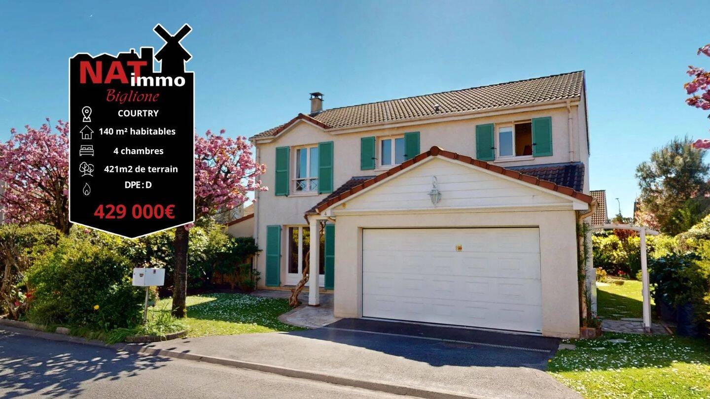 Maison 6 pièces 135 m² · à Courtry · 135 m² · 429 000 €