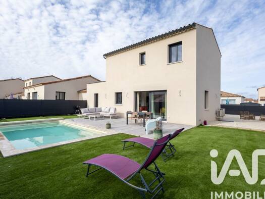 Maison à vendre 375 000 € 4 pièces 3 chambres 106 m² 400 m² de terrain La Grenouillade-Les Minimes Arles 13280