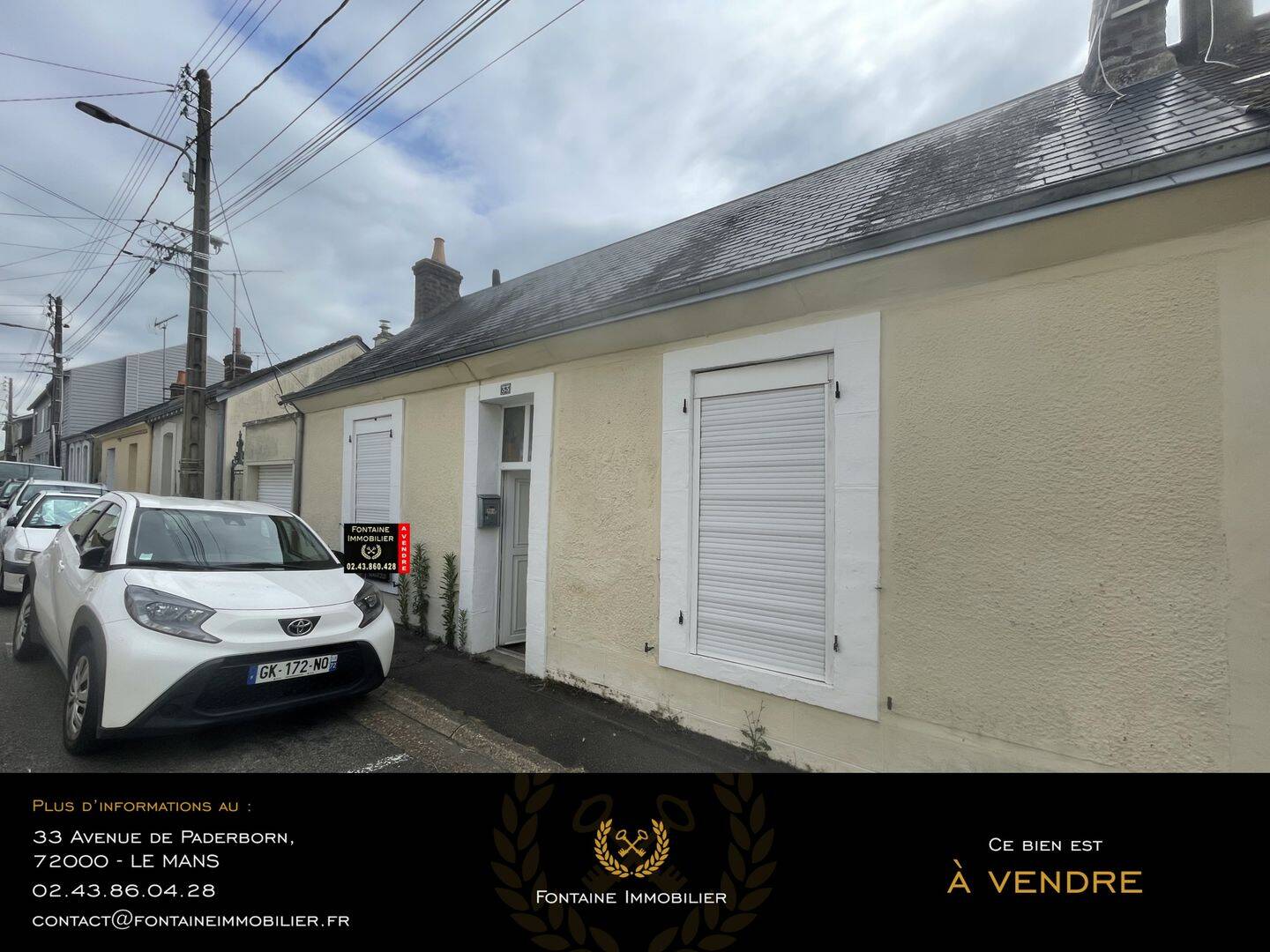 Maison 3 pièces 74 m² · à Le Mans · 74 m² · 178 500 €