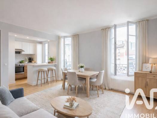 Appartement à vendre 420 000 € 3 pièces 2 chambres 52 m² Étage 4/5 Vaillant-Sembat Boulogne-Billancourt 92100