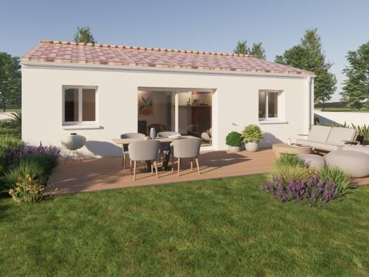 Terrain avec maison neuve à vendre 163 800 € 3 pièces 3 chambres 70 m² 260 m² de terrain Corme-Royal 17600