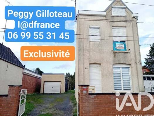 Maison à vendre 150 000 € 5 pièces 3 chambres 88 m² 950 m² de terrain Présidents-Pont de Pierre Maubeuge 59600