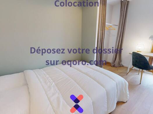 Colocation à louer 450 € 4 pièces 3 chambres 67 m² 2ème étage Glaciere-Jomard Oullins-Pierre-Bénite 69600