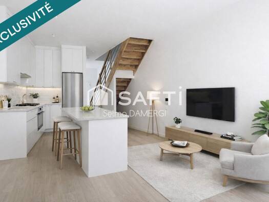 Duplex à vendre 499 000 € 4 pièces 3 chambres 92 m² RDC/6 République-Université Nanterre 92000