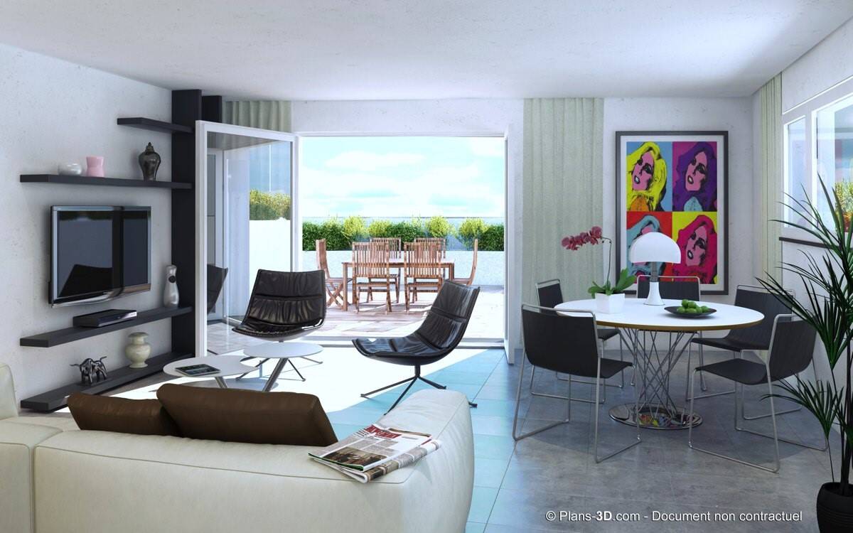 Appartement 3 pièces 60 m² · à Lagny-sur-Marne · 60 m² · 269 300 €