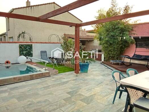 Maison à vendre 369 000 € 5 pièces 4 chambres 130 m² 438 m² de terrain Sud Cabestany 66330