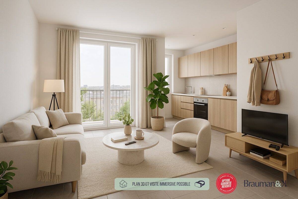 Appartement 2 pièces 45 m² · à Cesson-Sévigné · 45 m² · 235 000 €
