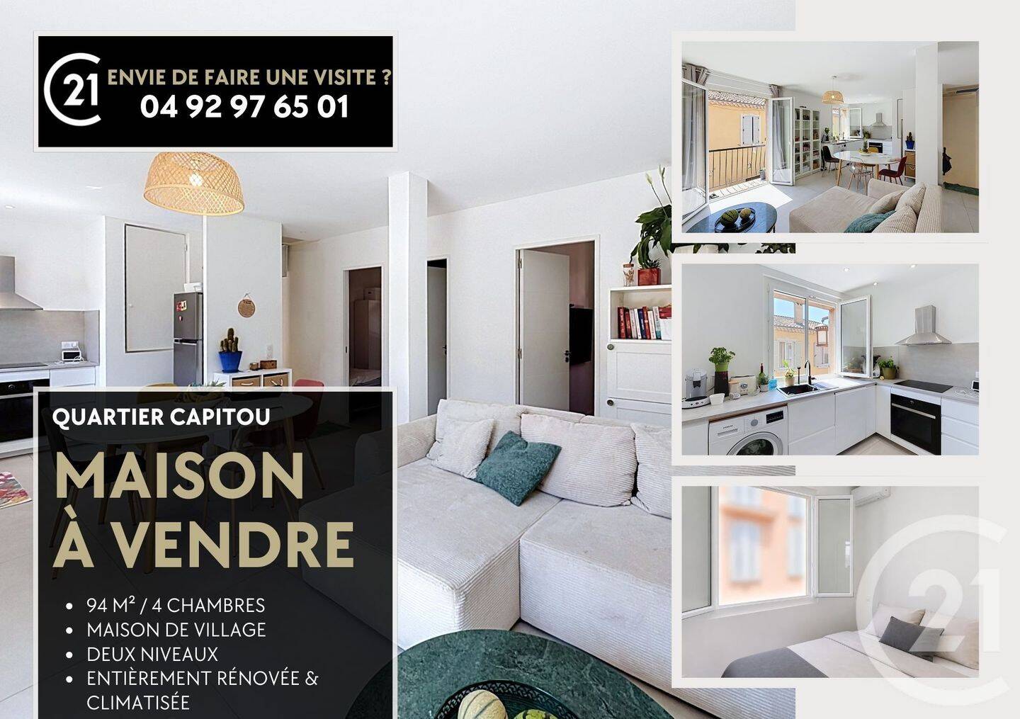 Maison 5 pièces 94 m² · à Mandelieu-la-Napoule · 94,3 m² · 535 000 €