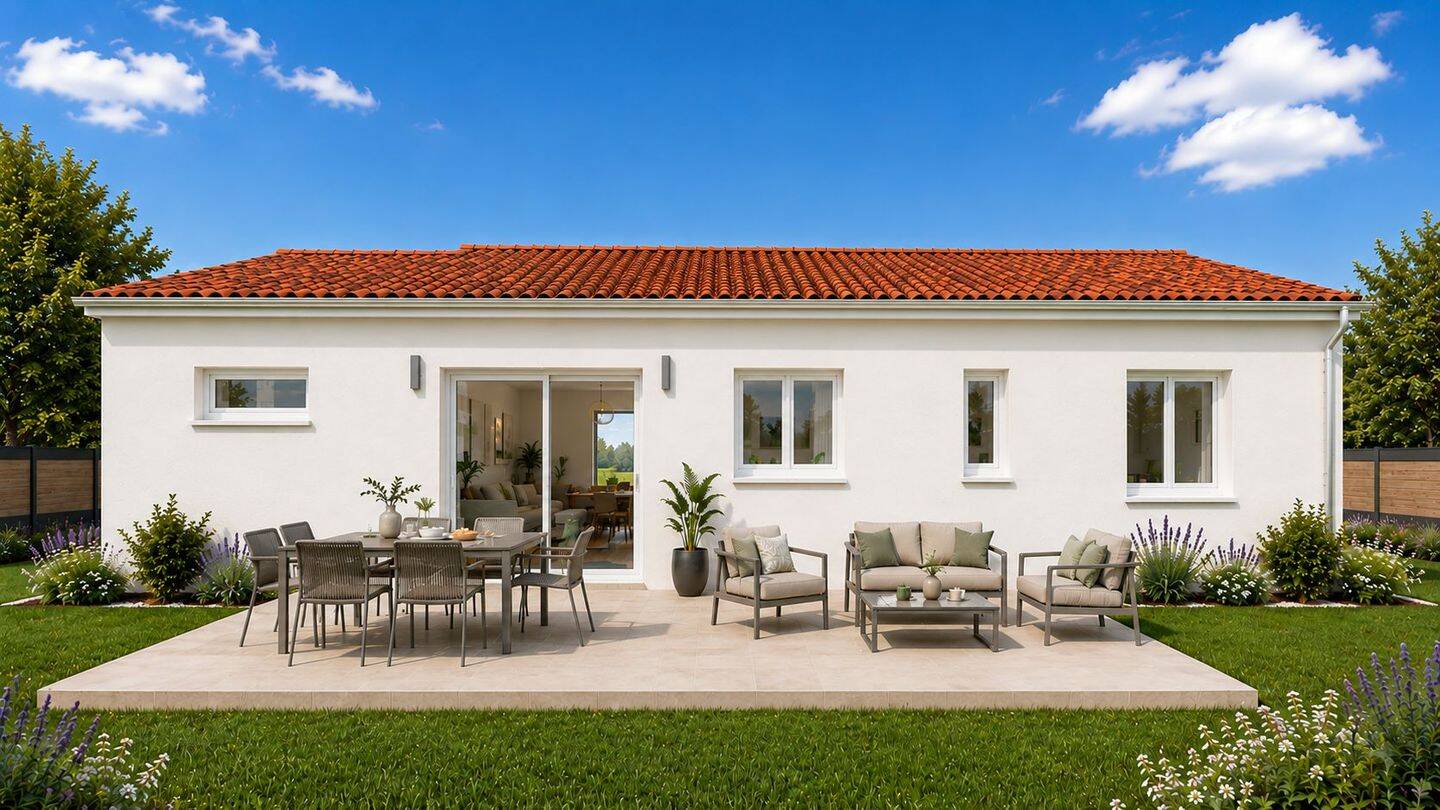 Projet de construction d'une maison 75 m² avec terrain à RAZES (