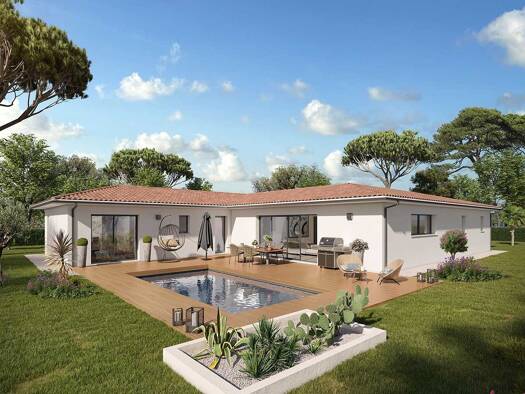 Terrain avec maison neuve à vendre 529 750 € 5 pièces 4 chambres 120 m² 800 m² de terrain Bouliac 33270