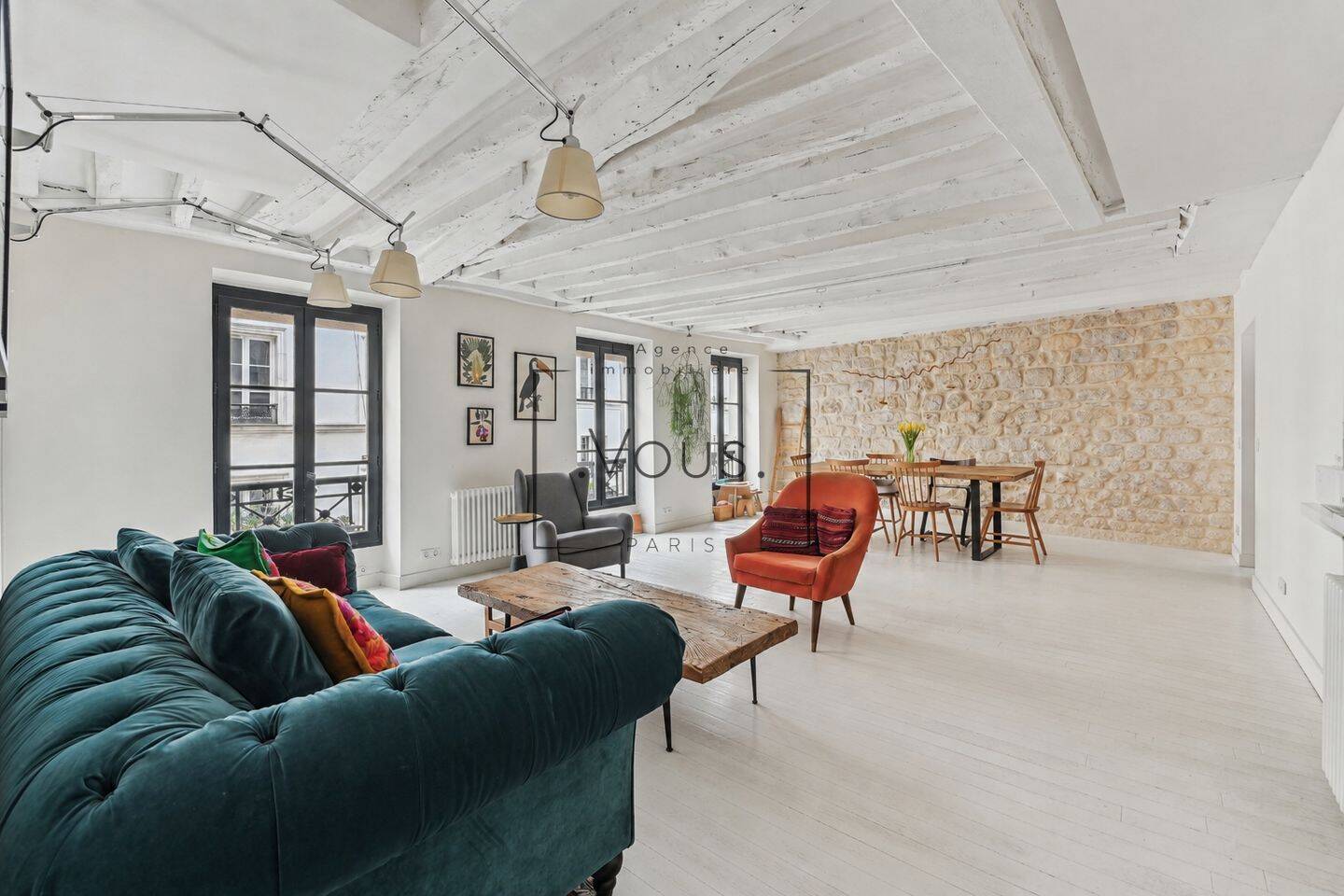Appartement 4 pièces 105 m² · à Paris 3ème Arrondissement · 105,1 m² · 1 300 000 €
