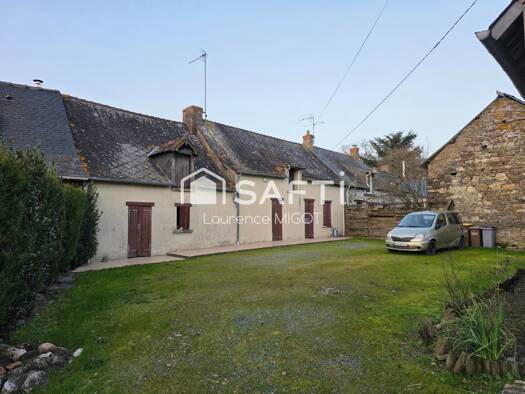 Maison à vendre 108 000 € 3 pièces 2 chambres 53 m² 1 181 m² de terrain Pierric 44290