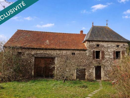 Maison à vendre 87 500 € 4 pièces 3 chambres 88 m² 1 408 m² de terrain Saint-Quintin-sur-Sioule 63440