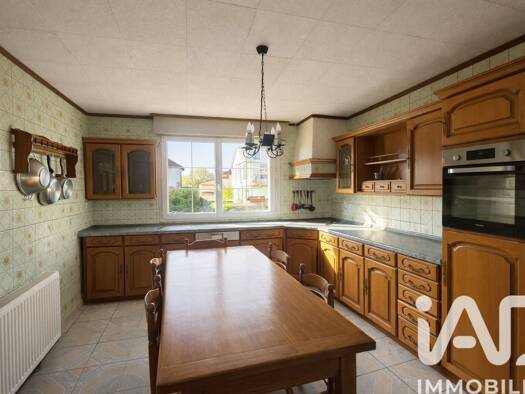 Maison de plain-pied à vendre 235 000 € 5 pièces 3 chambres 102 m² 300 m² de terrain Le Vieux Mondelange Mondelange 57300