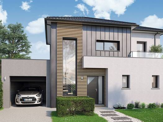 Terrain avec maison neuve à vendre 250 495 € 4 pièces 3 chambres 107 m² 462 m² de terrain Sud-Sud Est Beaupréau-en-Mauges 49600