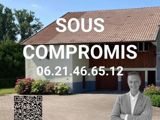 Maison à vendre 189 000 € 6 pièces 3 chambres 140 m² 600 m² de terrain Chavannes-sur-l'Étang 68210