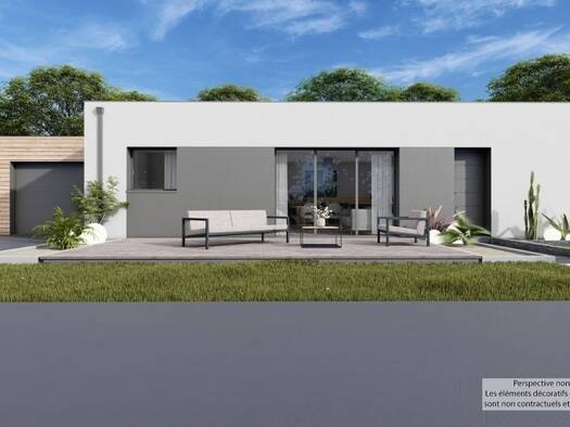 Terrain avec maison neuve à vendre 242 900 € 3 pièces 2 chambres 79 m² 506 m² de terrain Garlan 29610