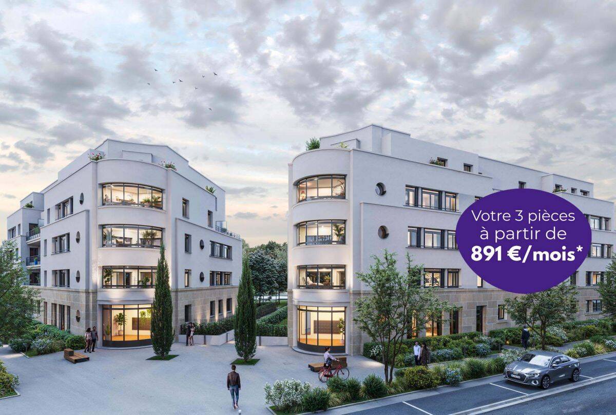 Appartement 3 pièces 62 m² · à Chessy · 61,6 m² · 229 000 €