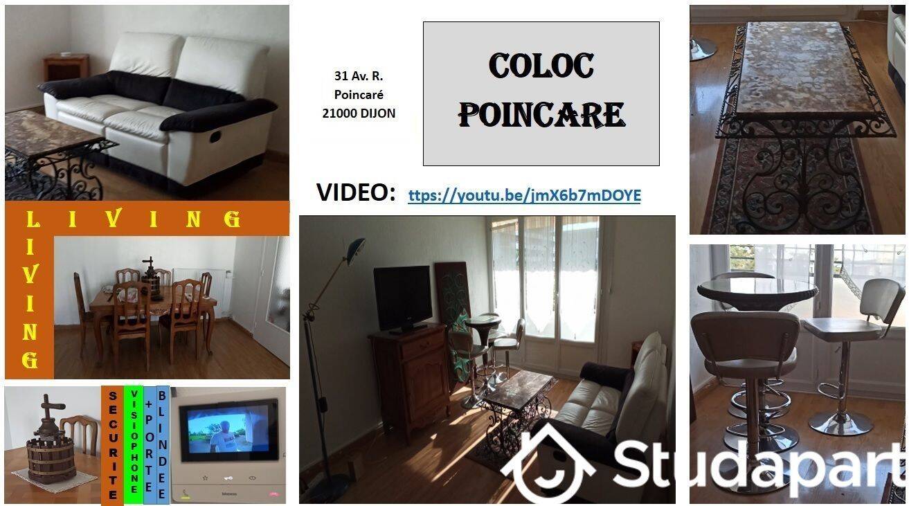 1 pièce 10 m² · à Dijon · 10 m² · 450 €/mois