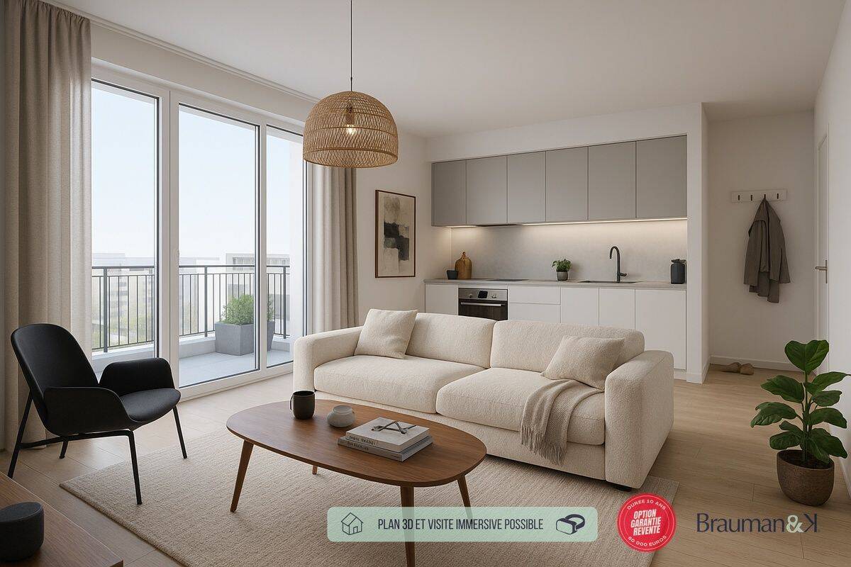 Appartement 3 pièces 58 m² · à Hérouville-Saint-Clair · 58 m² · 249 900 €