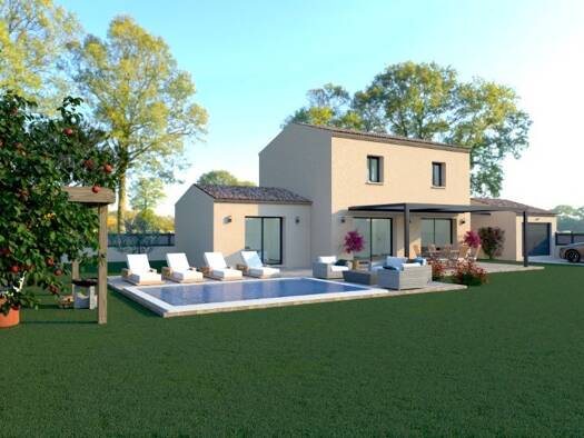 Terrain avec maison neuve à vendre 433 000 € 4 pièces 4 chambres 110 m² 1 055 m² de terrain Puyvert 84160