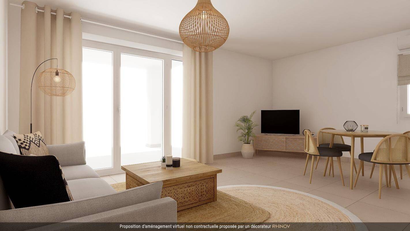 Appartement 3 pièces 59 m² · à Le Puy-Sainte-Réparade · 59 m² · 1 086 €/mois