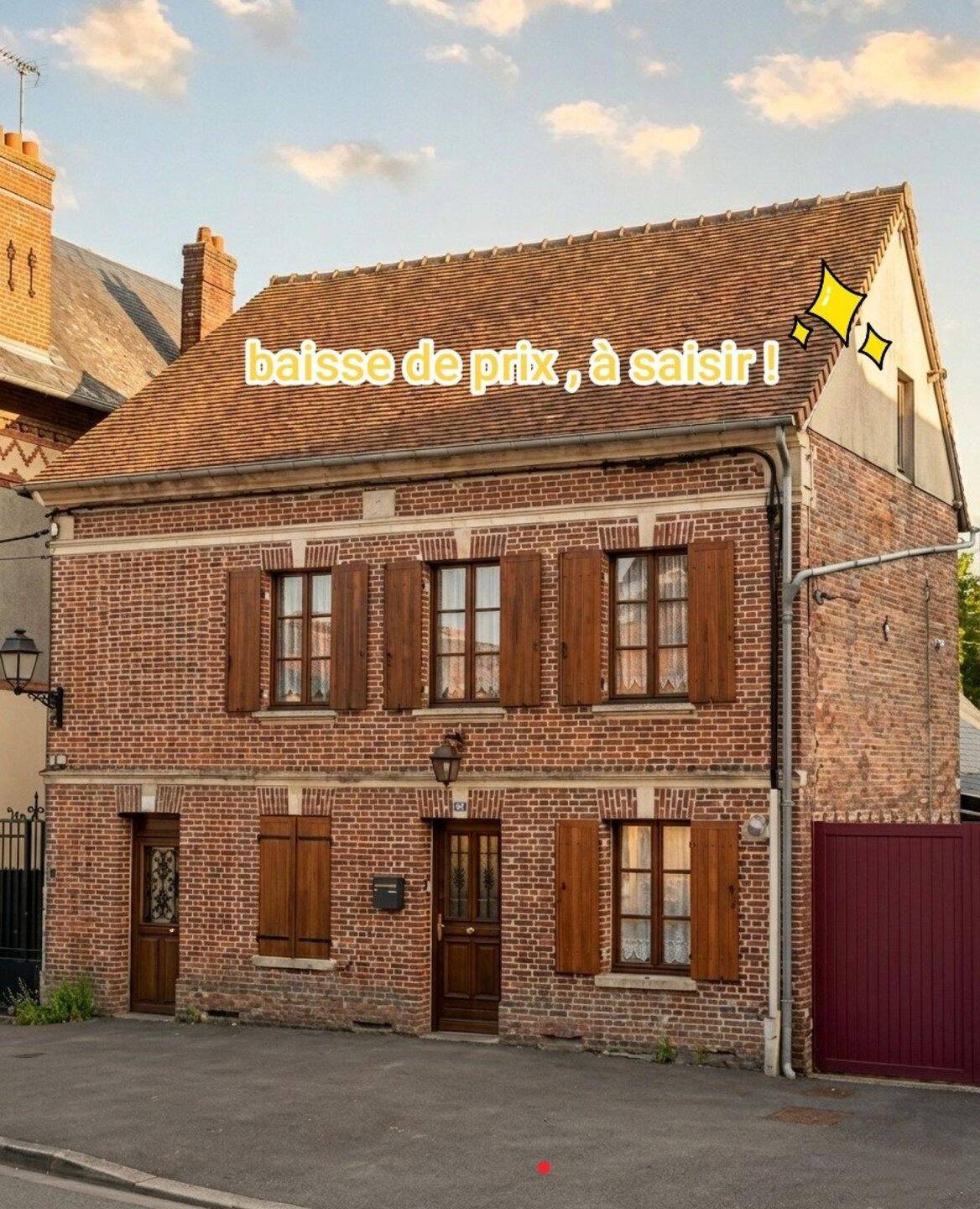 Maison 4 pièces 75 m² · à Conches-en-Ouche · 75 m² · 115 500 €