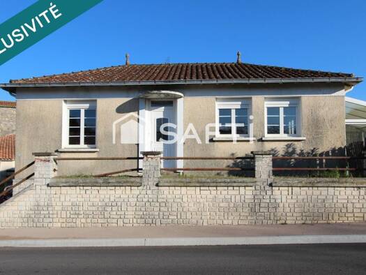 Maison à vendre 90 500 € 4 pièces 2 chambres 109 m² 713 m² de terrain Saint-Maurice-le-Girard 85390