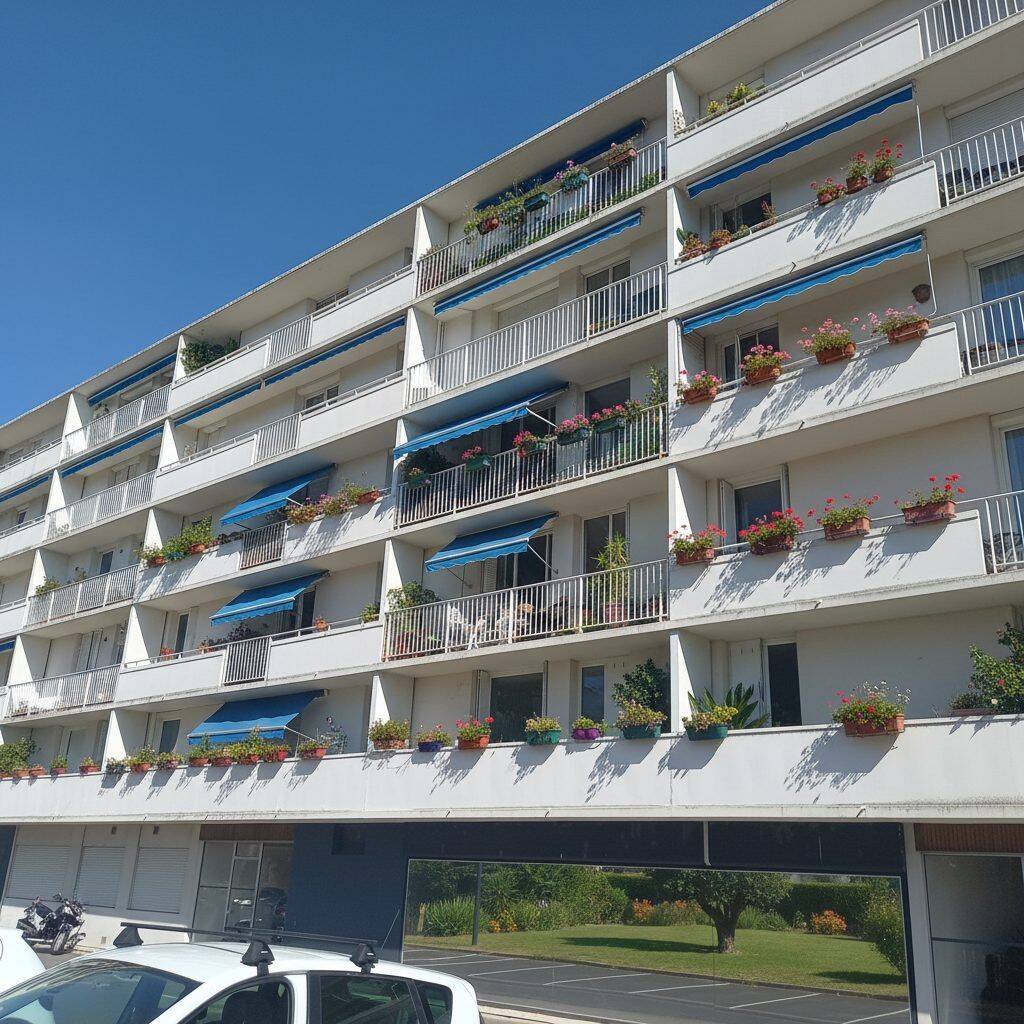 Appartement 4 pièces 66 m² · à Tours · 65,7 m² · 109 500 €