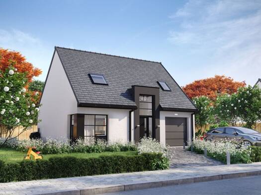 Terrain avec maison neuve à vendre 219 000 € 4 pièces 3 chambres 95,6 m² 1 065 m² de terrain Bernaville 80370