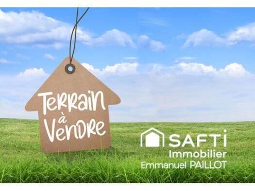 Terrain constructible viabilisé à vendre 110 000 € 1 037 m² de terrain Villette-lès-Dole 39100