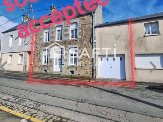 Maison à vendre 75 000 € 4 pièces 2 chambres 72 m² 72 m² de terrain Sourdeval 50150