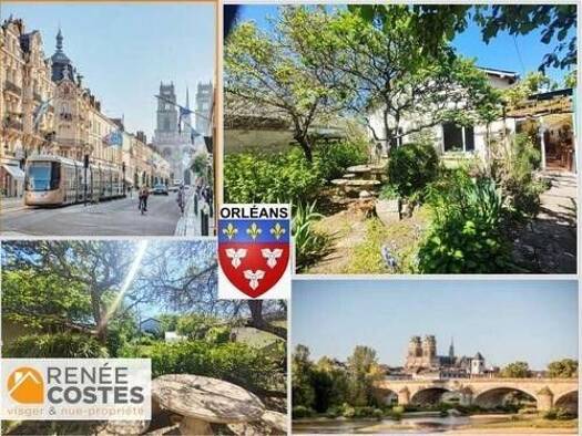 Maison en viager occupé Bouquet 27 414 € 6 pièces 4 chambres 130 m² 995 m² de terrain Orléans 45000