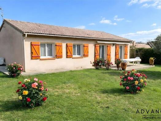 Maison de plain-pied à vendre 318 000 € 4 pièces 3 chambres 90 m² 816 m² de terrain Mescurt Saint-Lys 31470