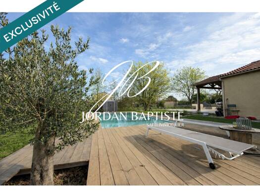 Maison de plain-pied à vendre 318 000 € 4 pièces 3 chambres 115 m² 2 600 m² de terrain Verlhaguet Montauban 82000