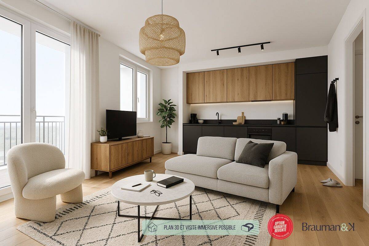 Appartement 3 pièces 56 m² · à Nancy · 56 m² · 220 000 €