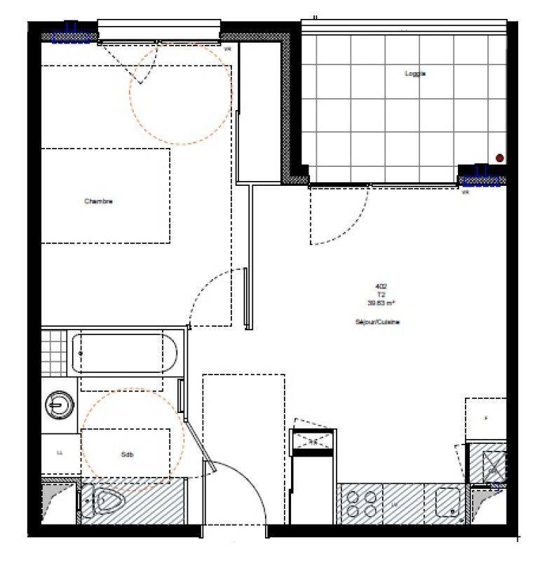 Appartement 3 pièces 59 m² · à Chambéry · 59,1 m² · 805 €/mois