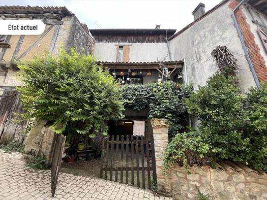 Maison à vendre 54 800 € 5 pièces 4 chambres 120 m² 30 m² de terrain Cancon 47290